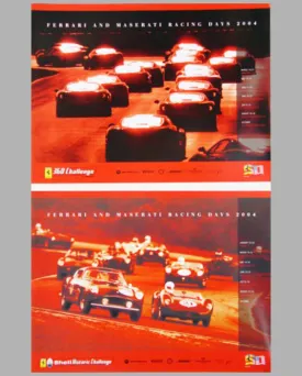 2004 Ferrari & Maserati Racing Days official event posters - lot of 2