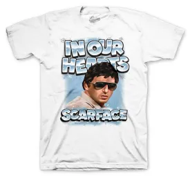 350 Blue Tint Shirt - In Our Hearts - White