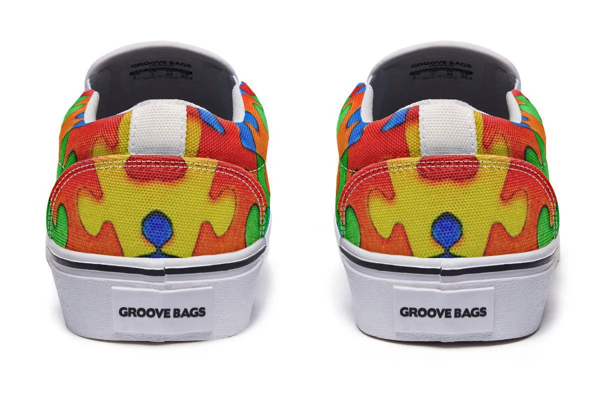 Artistic Autism Awareness Slip-On Shoes