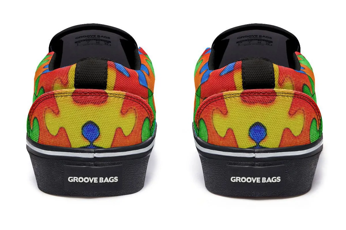 Artistic Autism Awareness Slip-On Shoes