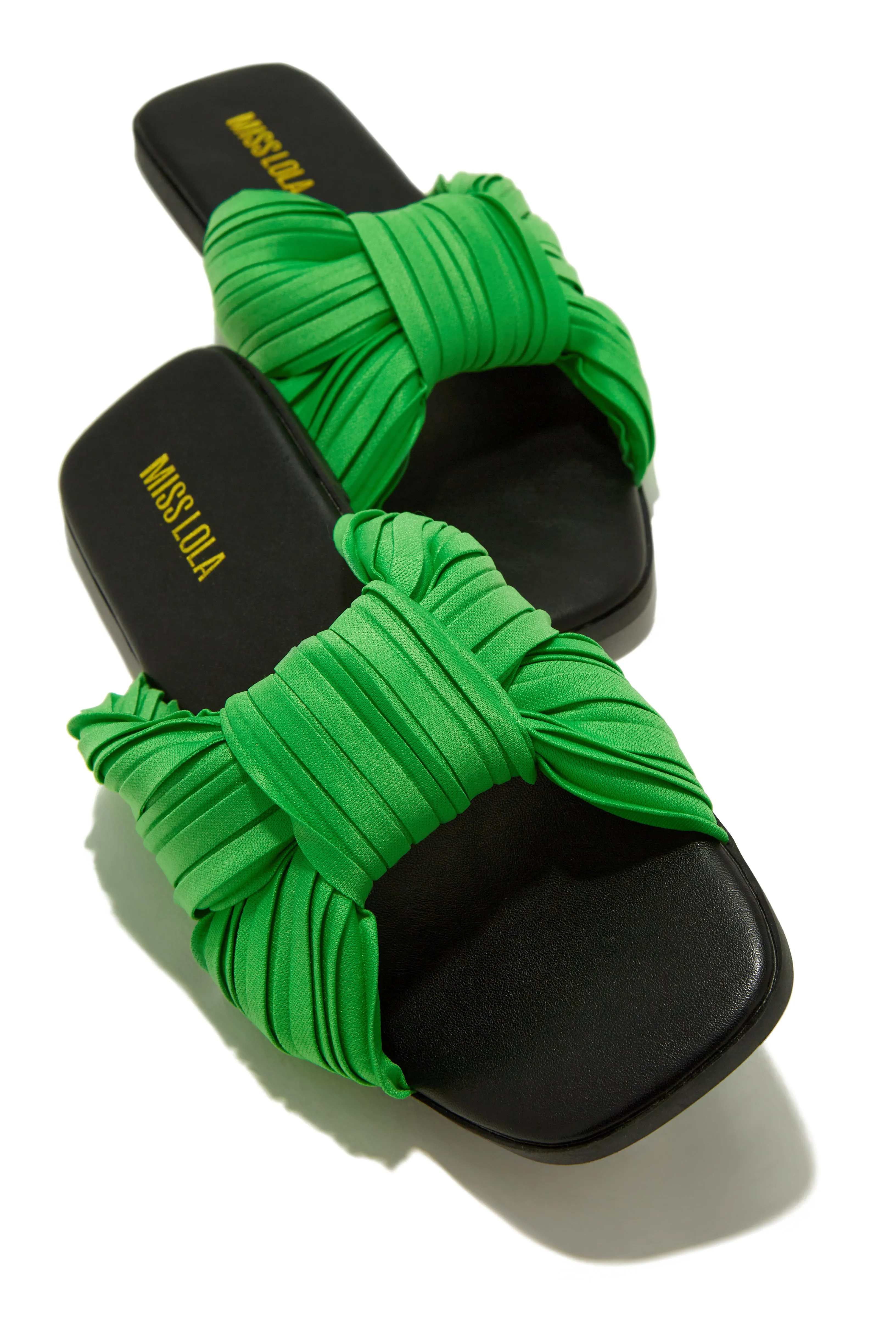 Bali Getaway Slip On Sandals - Green