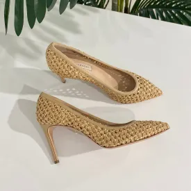 Casadei Raffia Heels