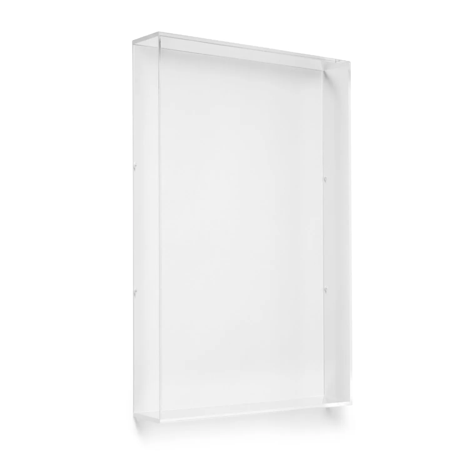 Case Pack of Backless Acrylic Shadowboxes 2" Depth | UV Grade