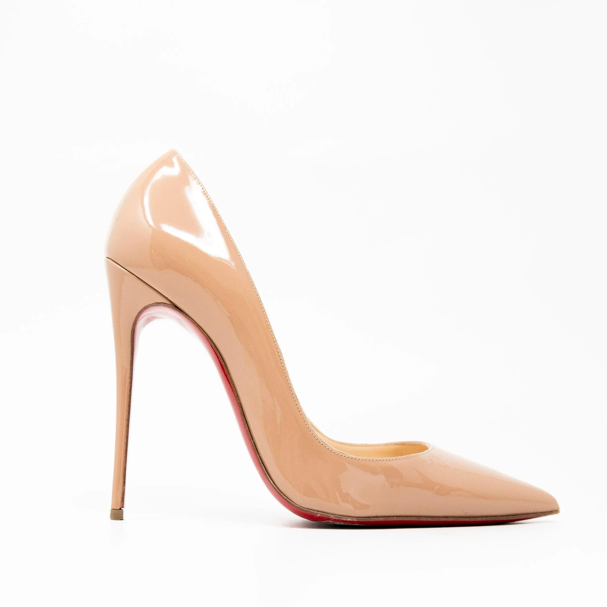 Christian Louboutin Nude So Kate Pumps 38