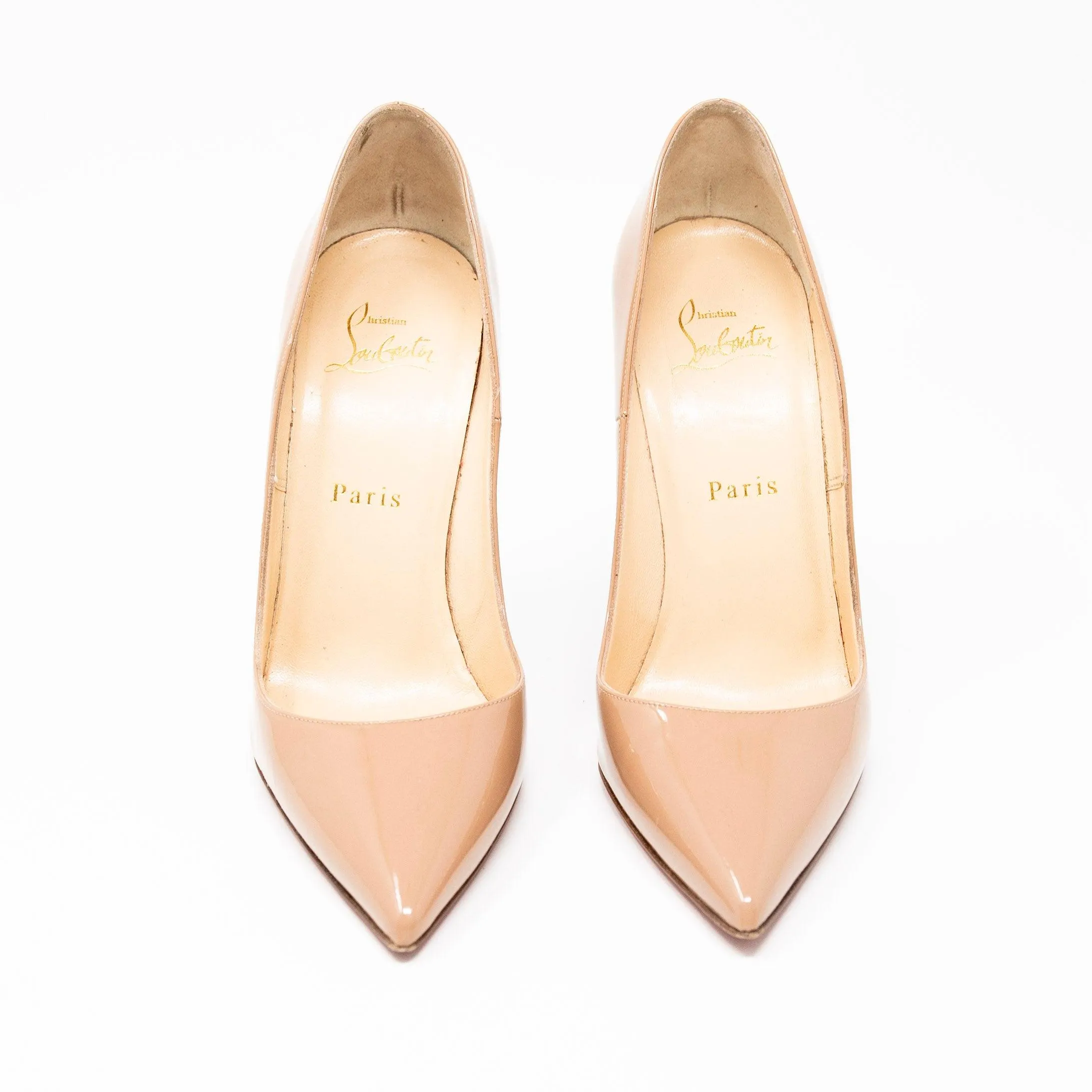 Christian Louboutin Nude So Kate Pumps 38