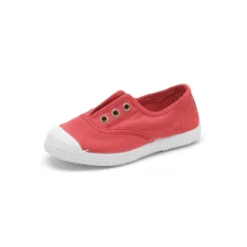 Cienta Kids Canvas Slip On Sneakers Rojo