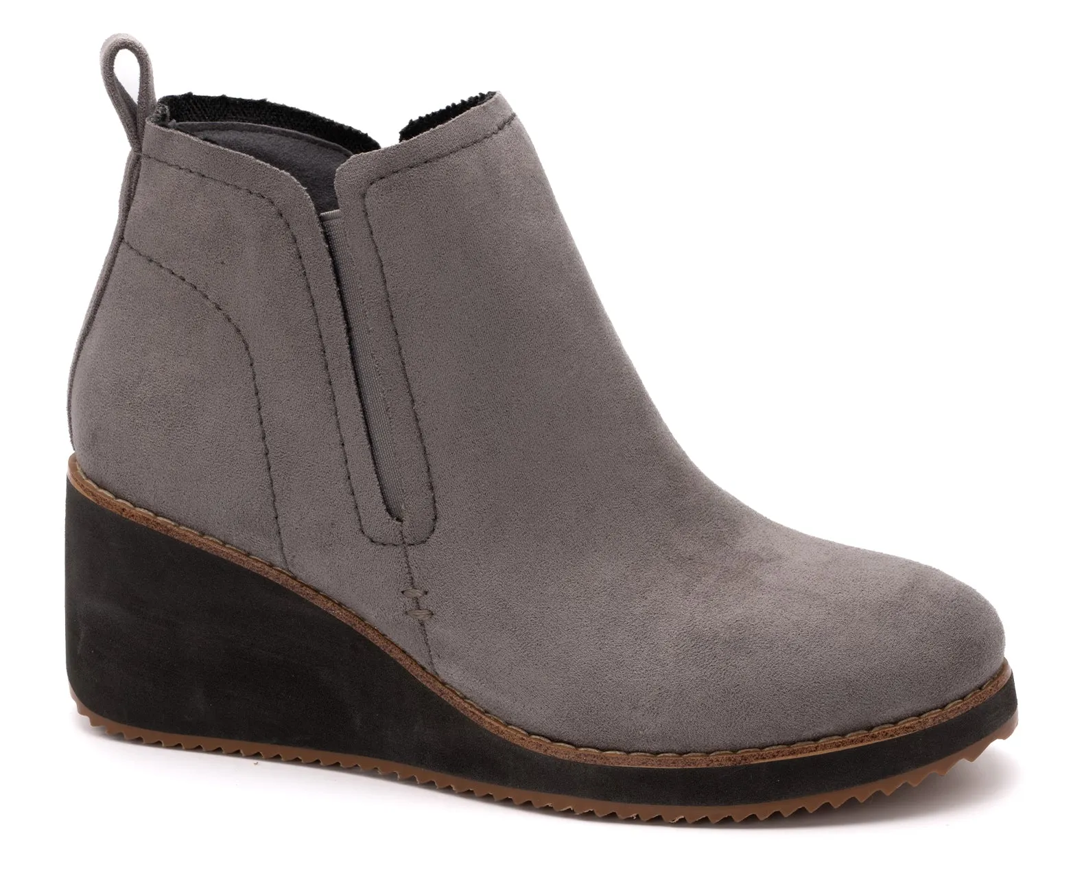 Corkys Tomb Booties - Grey Suede