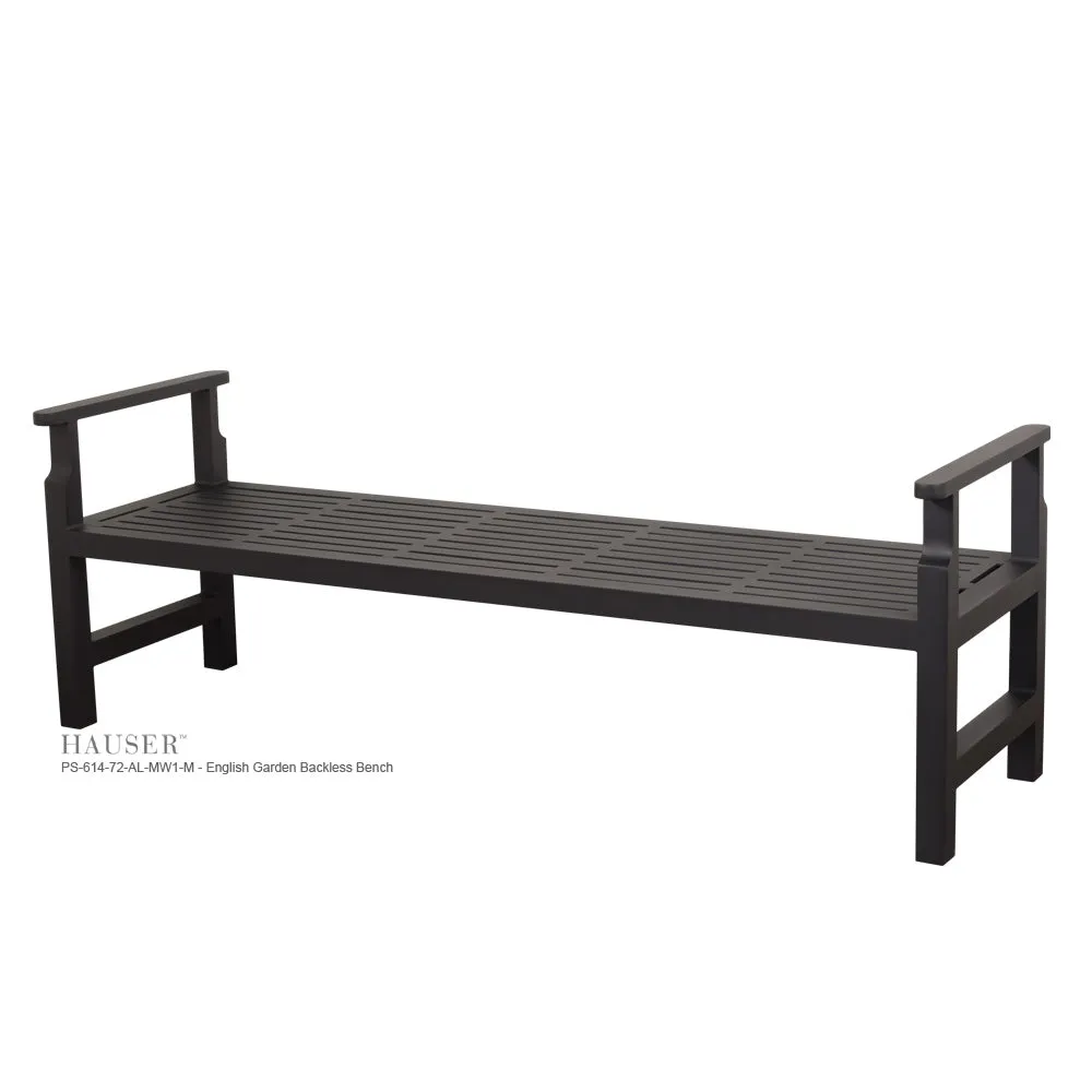 English Garden Backless Bench