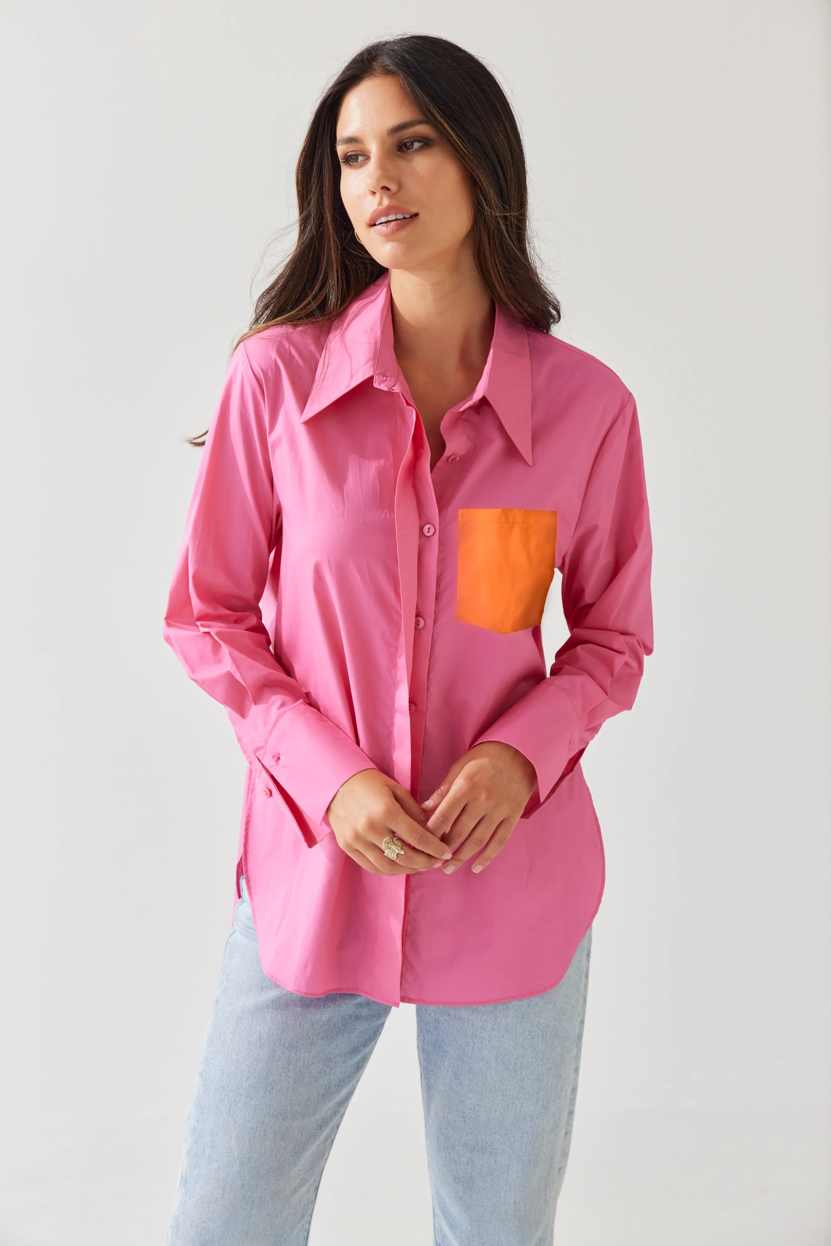 George Shirt | Pink/Orange