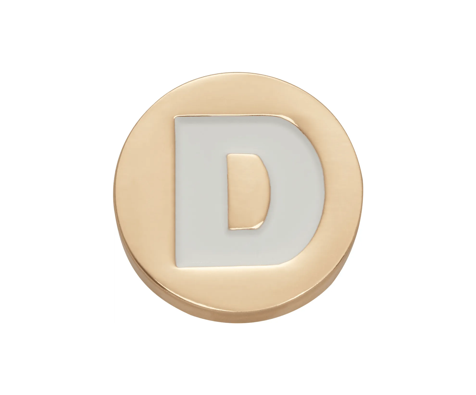 Gold Letter D