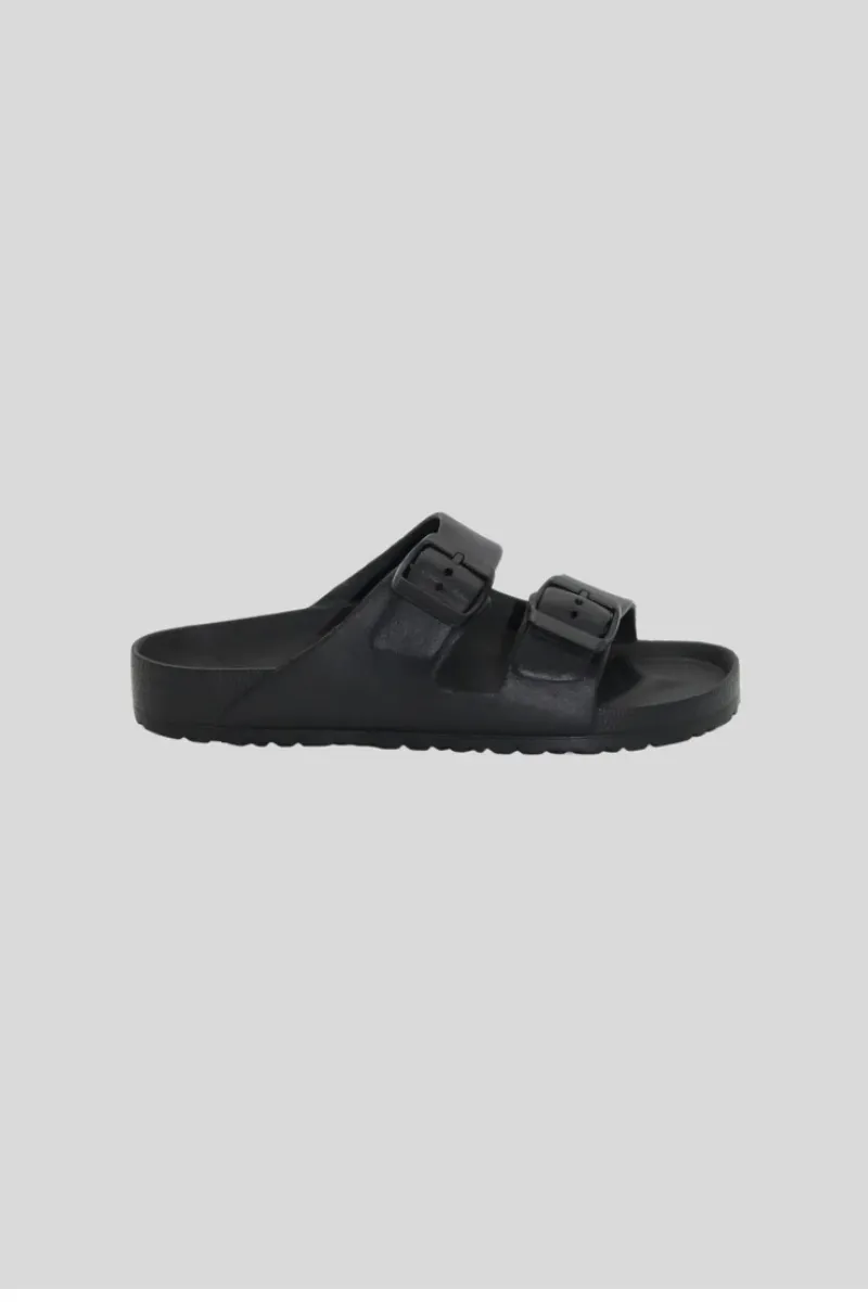 Human Ripe Sandals Slides - Black