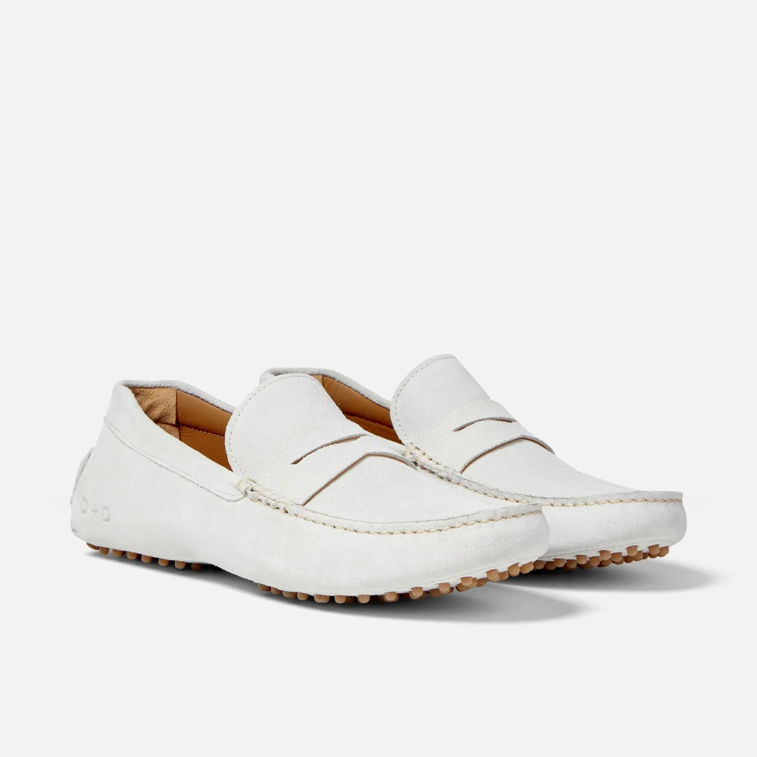 Hunt Off-White Driving Loafer - Men's