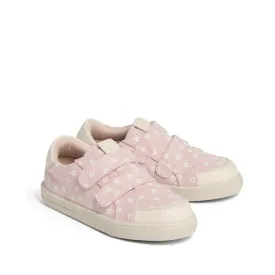 Pretty Brave Otto Organic Canvas Trainer With Leather Toe Buffer Mini Daisy