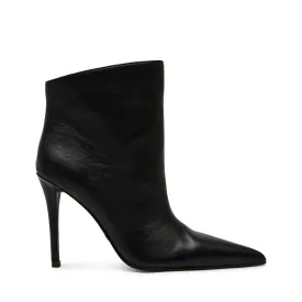 Sentinel Heeled Ankle Boots BLACK LEATHER