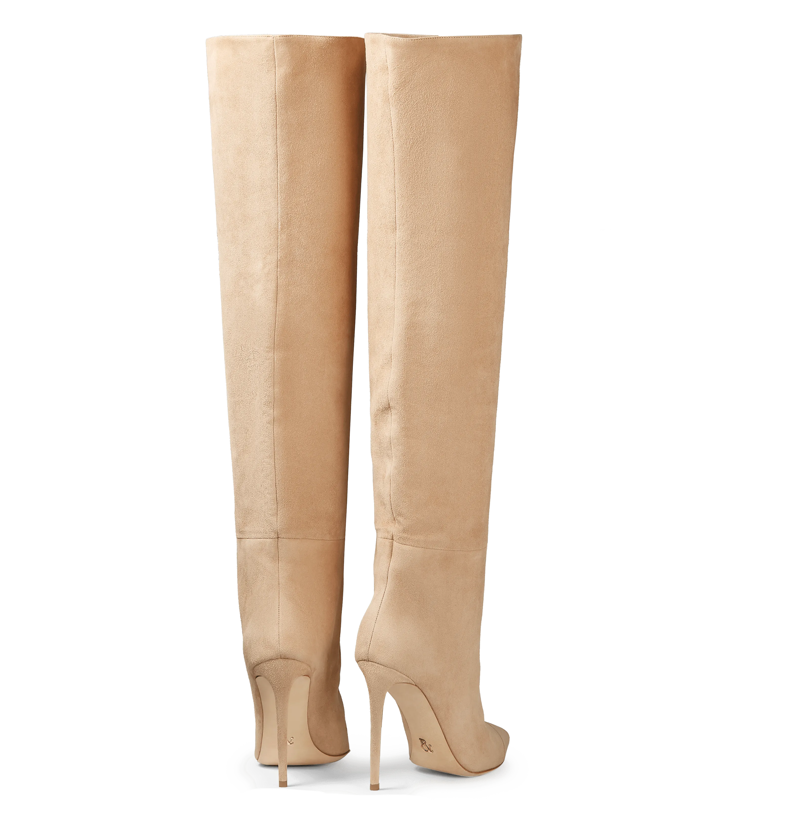 Tan Suede Over the Knee Boots