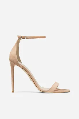 Tan Suede Strap Sandals